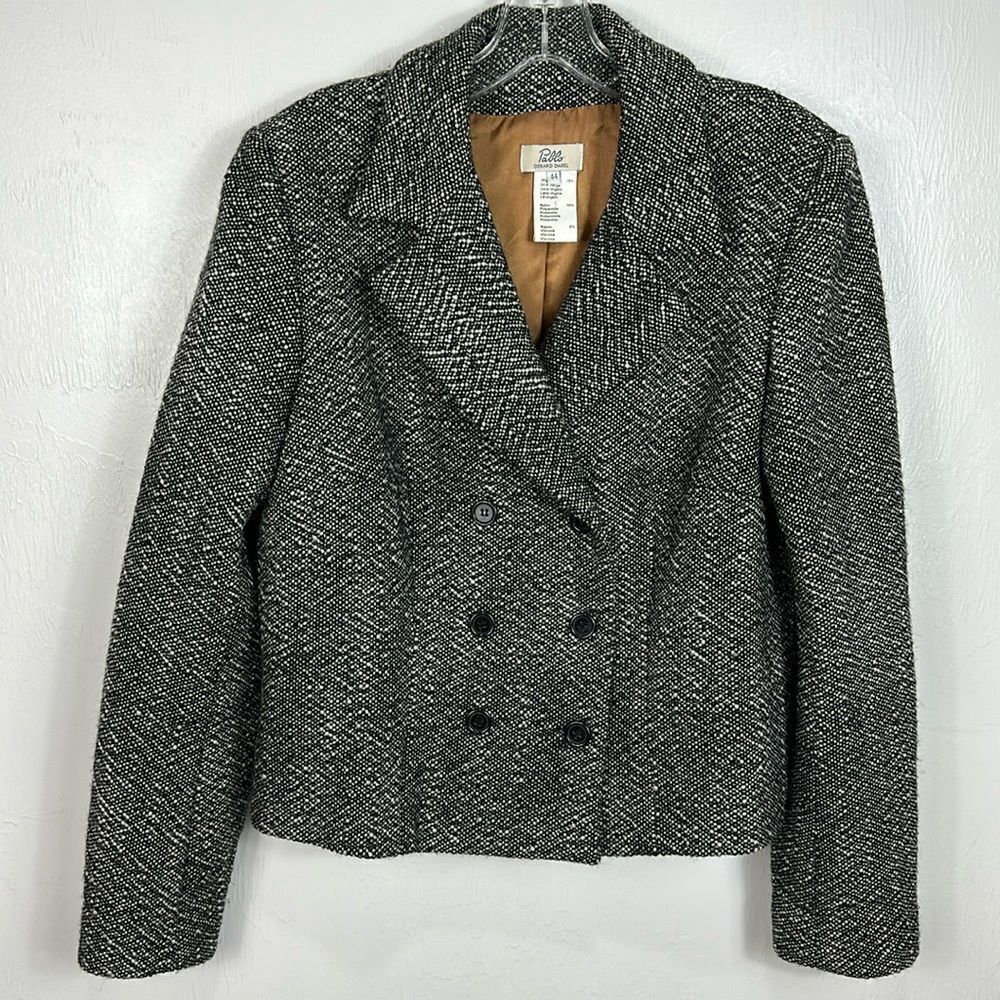 Pablo By Gerard Darel Wool Blend Double Breasted Jacket Size L